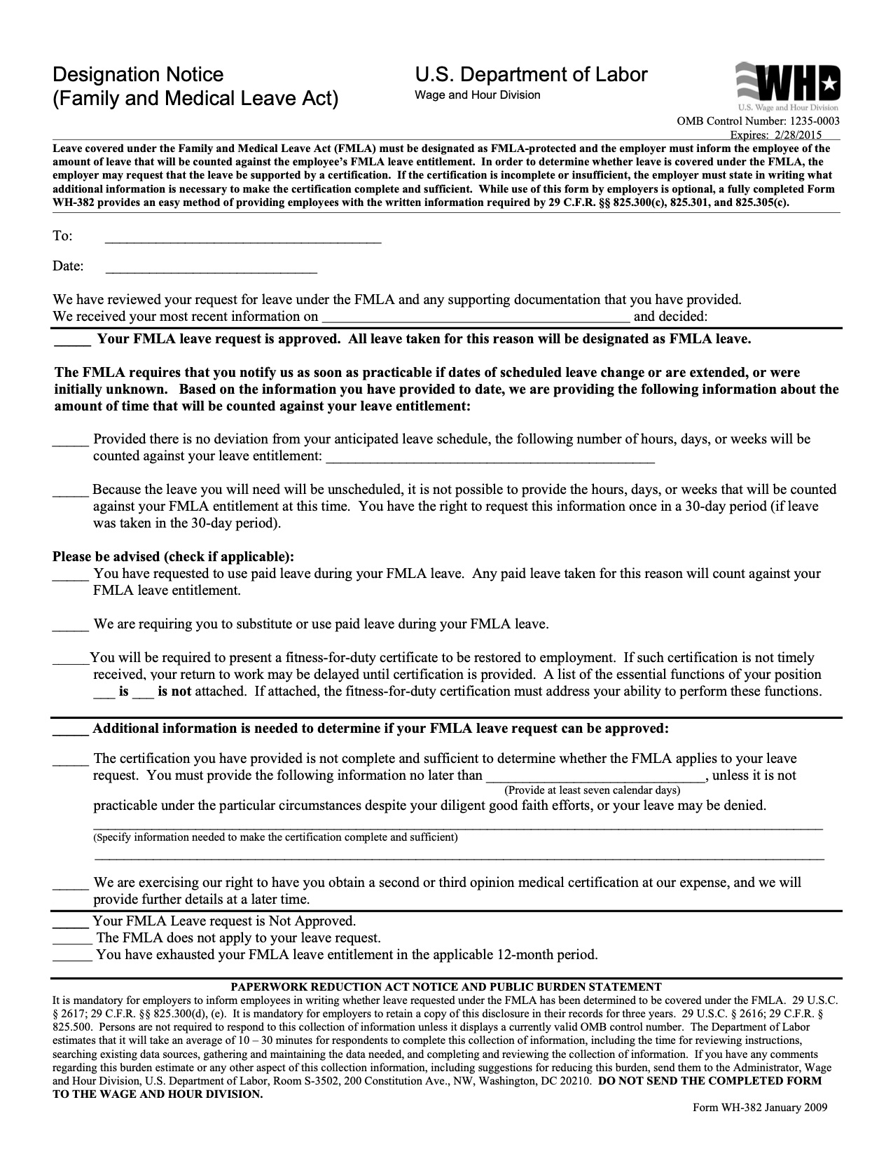 Fmla Paperwork 2024 Pa Fleur Karlie