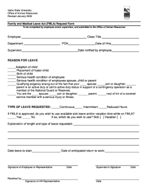 Fmla Request Form Fill Out Sign Online And Download Pdf Templateroller