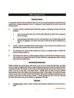 Fmla Sample Policy Tmhra Fmla Sample Policy Pdf4pro