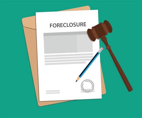 Foreclosure Text On Stamped Paperwork Illustration 3474488 Vector Art At Vecteezy