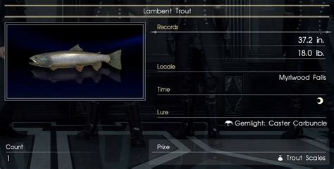 Forgotten Pool Final Fantasy Xv Fishing Guide