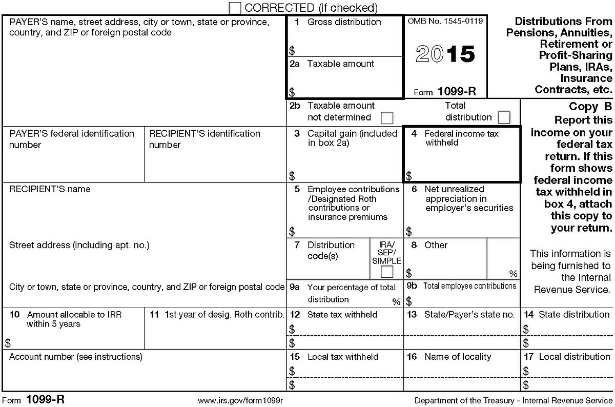 Form 1099 R Wikipedia