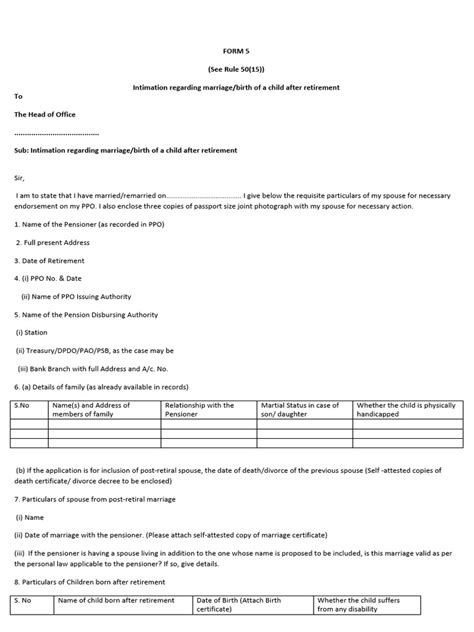 Form 5 Pdf Marriage Government And Personhood