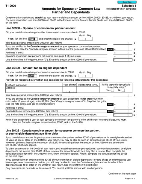 Form 5000 S5 Schedule 5 Download Fillable Pdf Or Fill Online Amounts