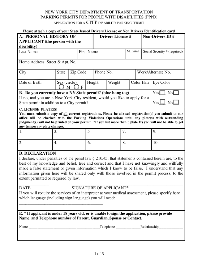 Form 735 265 Download Fillable Pdf Or Fill Online Disability Parking Permit Application Renewal