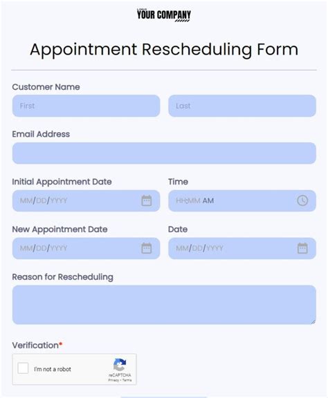 Form Appointment