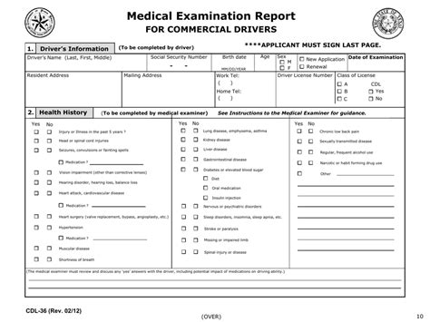 Form Cdl 36 Fill Out Sign Online And Download Printable Pdf Texas