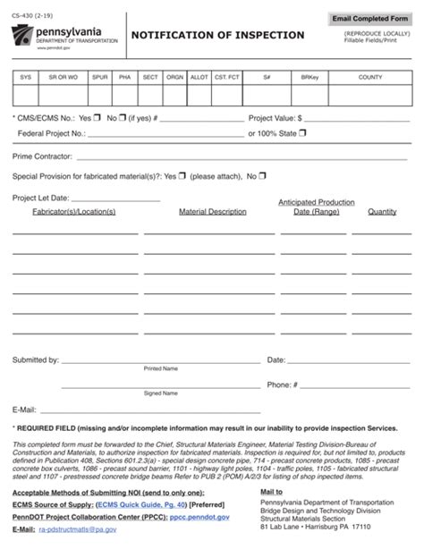 Form Cs 430 Download Fillable Pdf Or Fill Online Notification Of