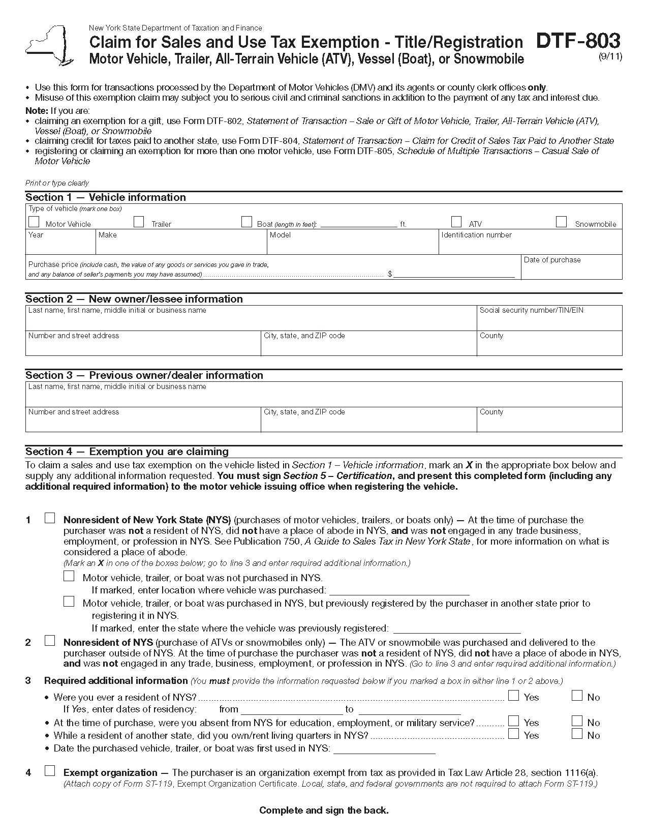 Form Dmv 1B Fill Out Sign Online And Download Fillable Pdf West