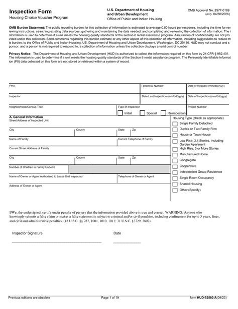 Form Hud 52580 A Fill Out Sign Online And Download Fillable Pdf