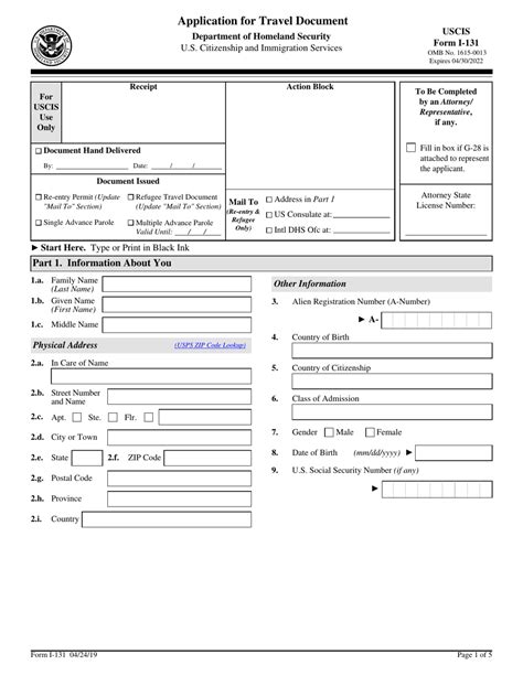 Form I 131 Application For Travel Everything You Need To Know