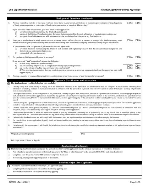 Form Ins3090 Download Fillable Pdf Or Fill Online Individual Agent