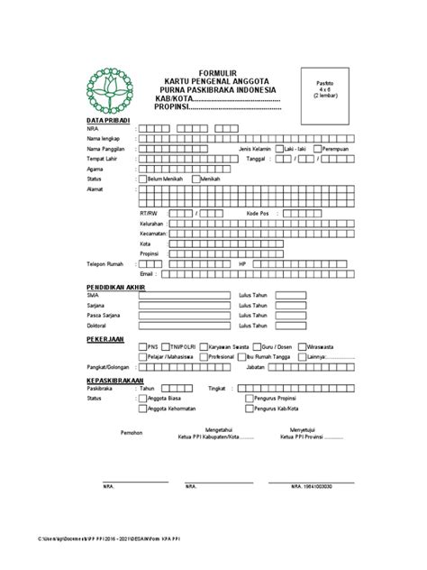 Form Kpa Ppi 5 Pdf