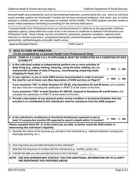 Form Soc873 Fill Out Sign Online And Download Fillable Pdf