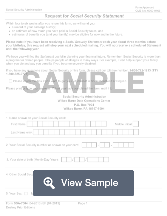 Form Ssa 7004 Everything That You Need To Know