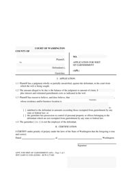 Form Wpf Garn01 0100 Fill Out Sign Online And Download Fillable Pdf Washington Templateroller