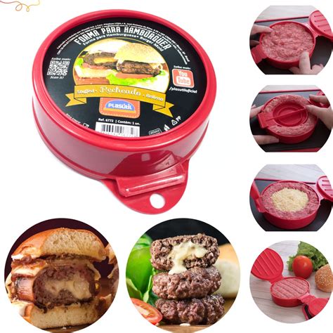 Forma Modelador De Hamburguer Artesanal Gourmet Hamburgueria Shopee Brasil