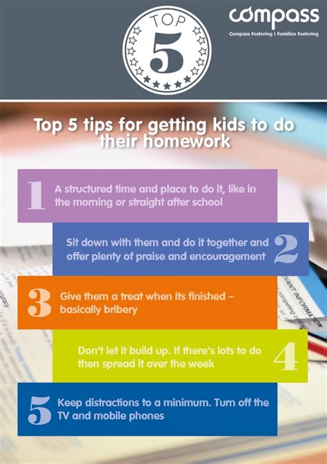 Fostering Tips Top 5 Tips For Getting Your Child To Do Their Homework