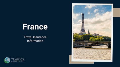 France Travel Insurance Requirements Trawick International Youtube