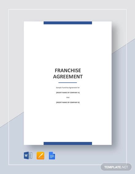 Franchise Agreement 22 Examples Format Google Docs Word Pages Pdf