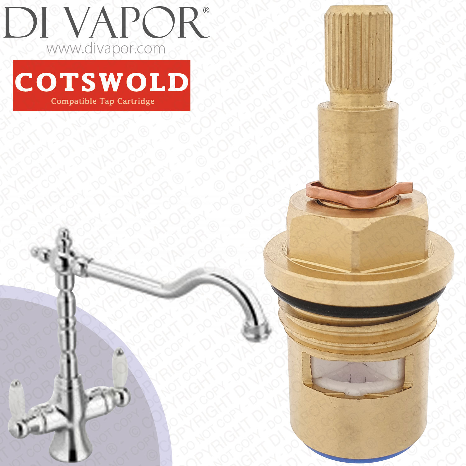 Franke Cotswold Kitchen Tap March 2021 Cold Cartridge Compatible Spare Fr 1031