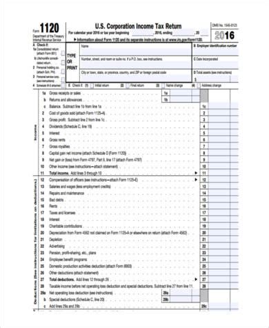 Free 10 Sample Business Tax Forms In Pdf Ms Word Excel