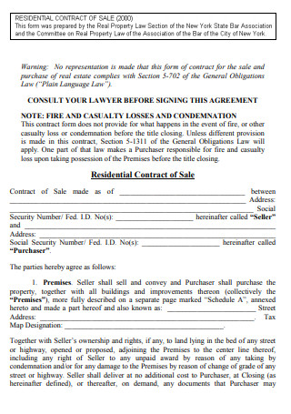 Free 11 Sample House Sale Contracts In Ms Word Pdf Pages