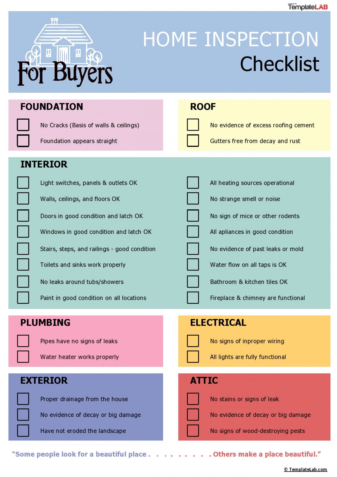 Free 13 Home Buying Checklists In Pdf Ms Word