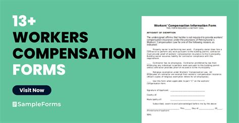 Free 13 Sample Workers Compensation Forms In Pdf Xls Word