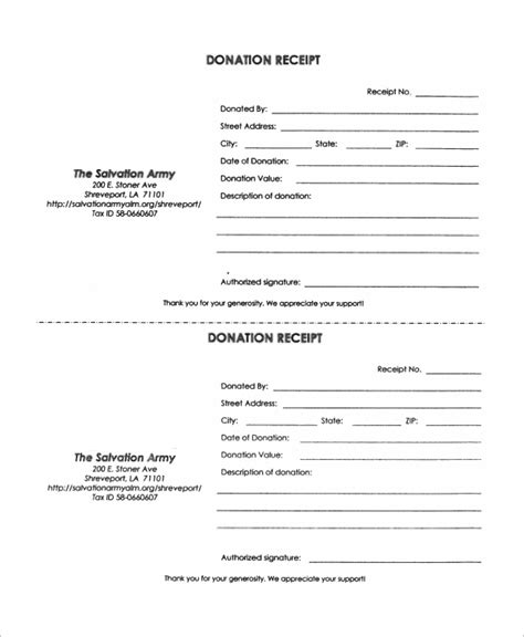 Free 14 Sample Donation Receipts In Ms Word Pdf