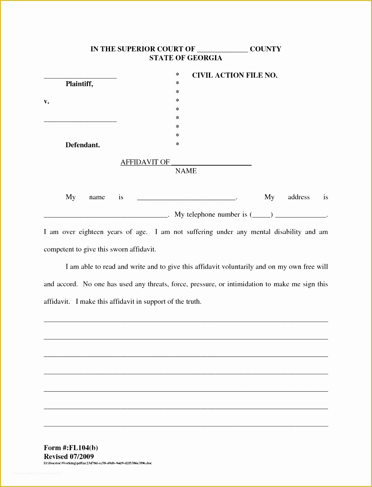 Free 22 Legal Form Samples Pdf Ms Word Google Docs Excel