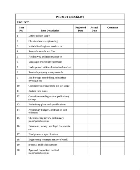 Free 30 Work Checklist Samples In Google Docs Ms Word Apple Pages