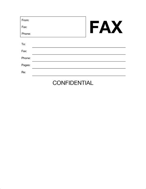 Free 5 Printable Fax Cover Sheet Templates In Ms Word Pdf