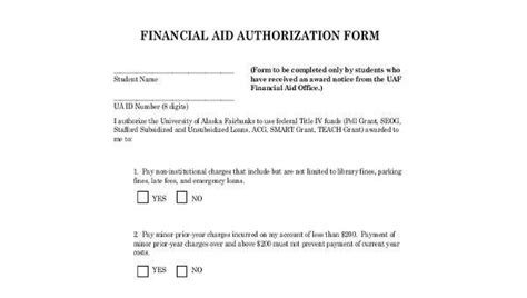 Free 8 Sample Financial Aid Forms In Pdf Ms Word