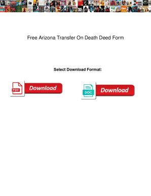 Free Arizona Transfer On Death Deed Form Form Resume Examples 0G27p6x9pr