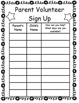 Free Back To School Informational Paperwork By Teaching 1St Grade