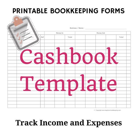 Free Bookkeeping Forms And Accounting Templates Printable Pdf