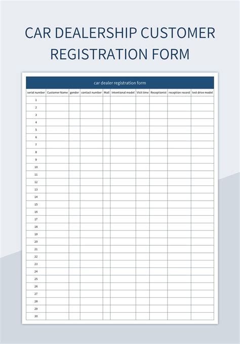 Free Car Dealership Templates For Google Sheets And Microsoft Excel