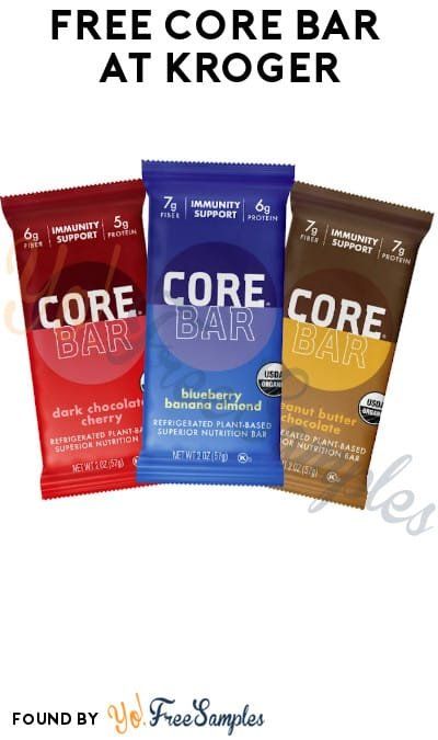 Free Core Bar At Kroger Account Coupon Required Nutrition Bars