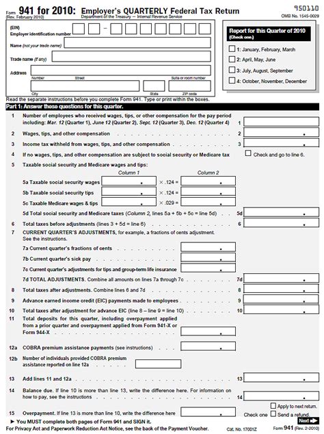 Free Down Payment Mortgage Federal Quarterly Tax Payments