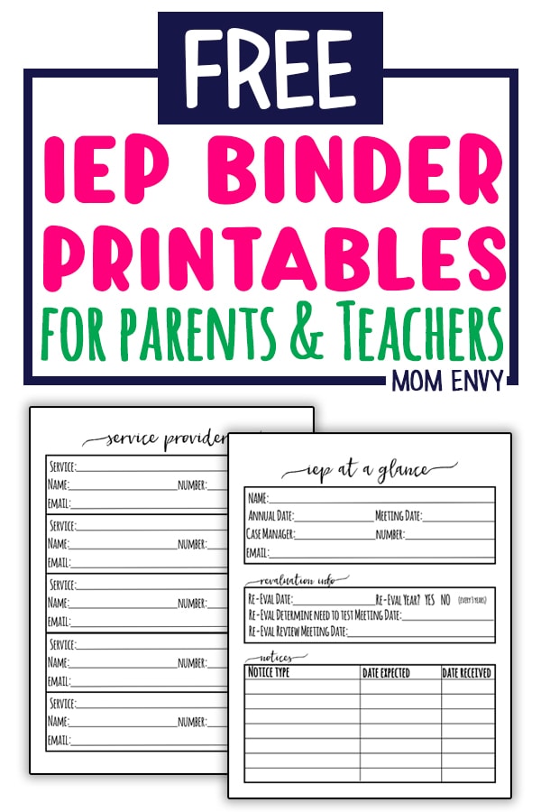 Free Iep At A Glance Template The Begin And End Dates Of The Iep Printable Templates Free