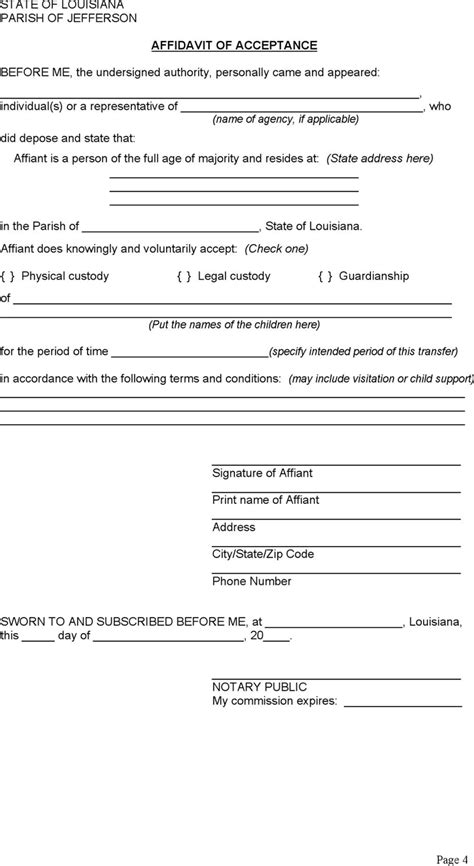 Free Illinois Guardianship Form Pdf 193Kb 6 Page S Page 4