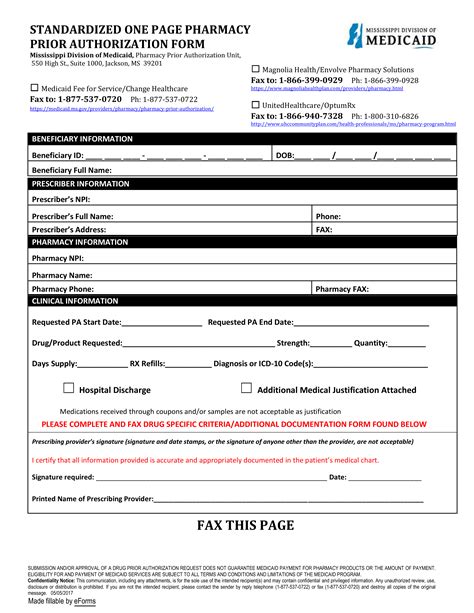 Free Maine Medicaid Prior Rx Authorization Form Pdf Eforms