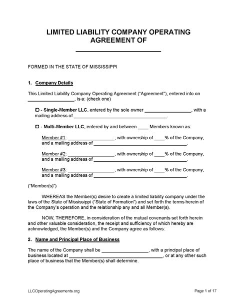 Free Maryland Llc Operating Agreements 2 Free Llc Operating