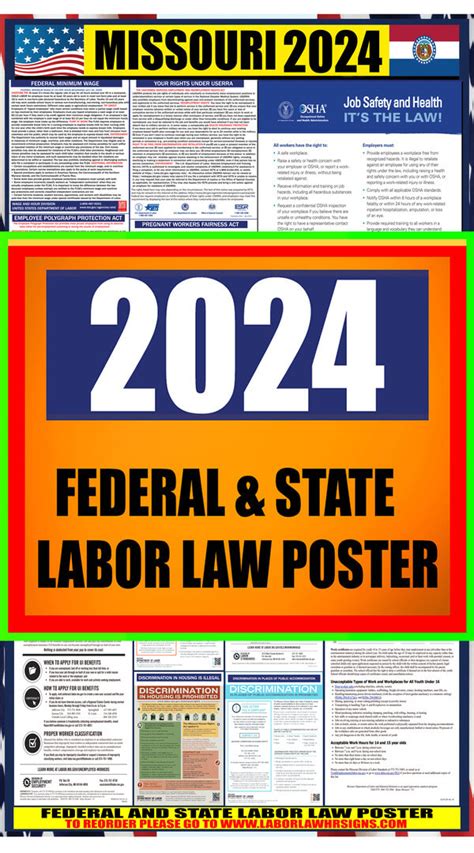 Free Missouri Missouri Unemployment Benefits Labor Law Poster 2024