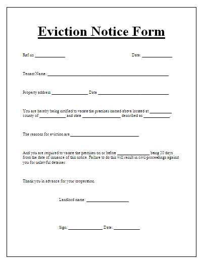 Free Nevada Eviction Notice Templates 8 Pdf Word