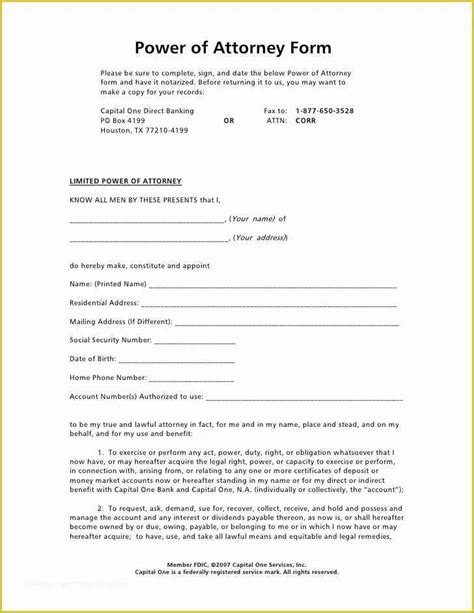 Free Poa Printable Forms