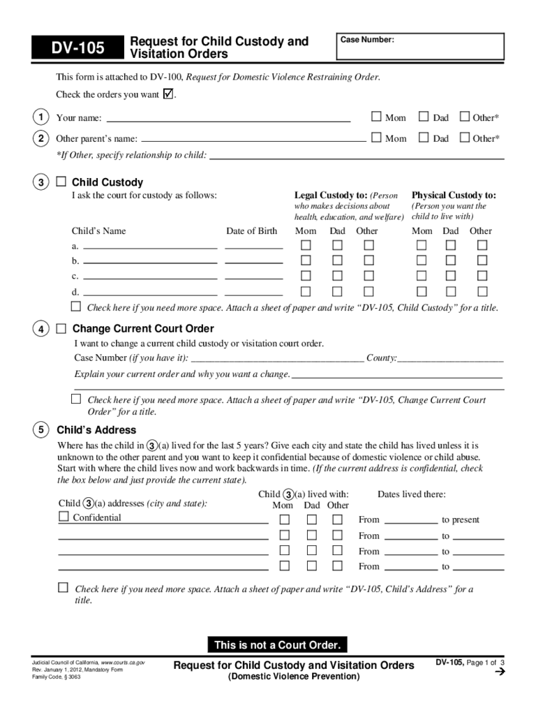 Free Printable Child Custody Forms California Web Child Custody And Visitation Parenting Time