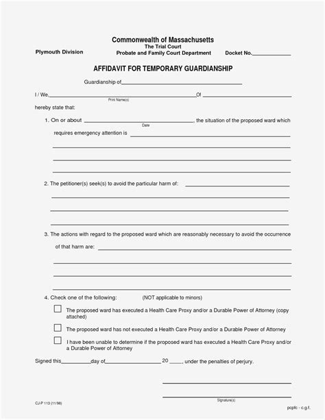 Free Printable Child Custody Forms Fanny Printable