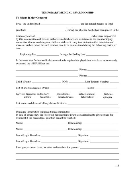 Free Printable Child Custody Forms Free Printable A To Z